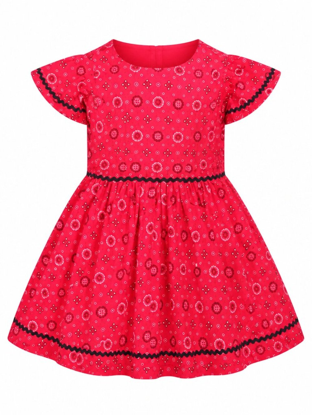 Youth Bandana Red Dance Square Dance Dress XS